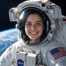 Astronaut AI image filter
