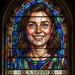 Stained Glass AI image filter