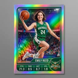Trading Card AI image filter