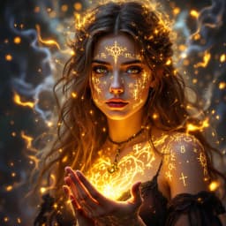 Style Magical Portrait for AI Image