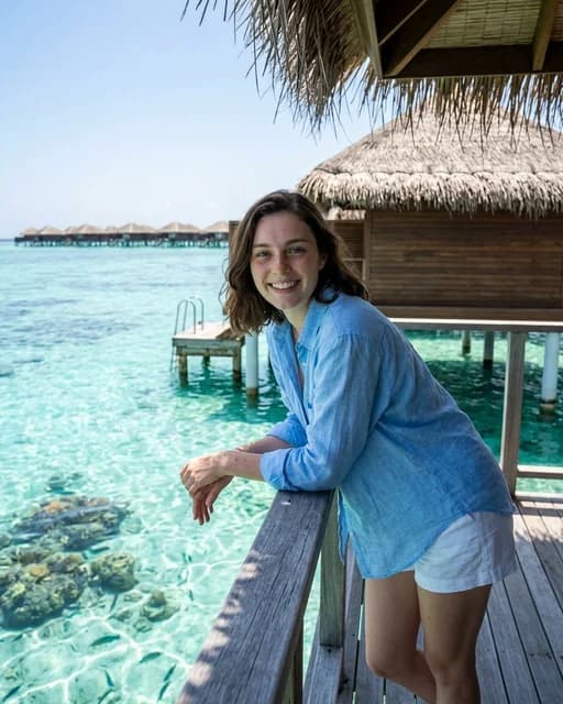 Overwater Bungalow Deck