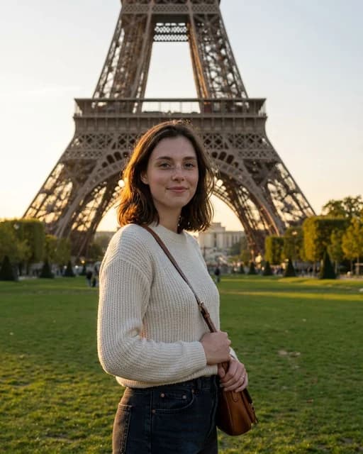 Selfie at the Eiffel Tower