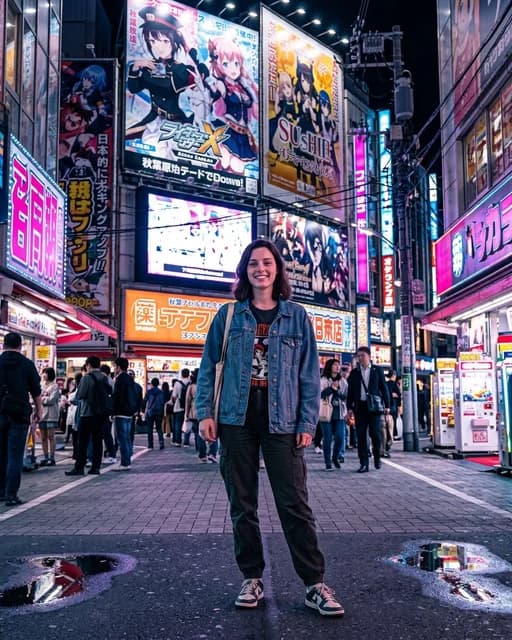 Akihabara Neon Streets