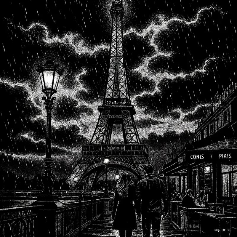 Noir Comic generated with Sin City AI Filter – Jun 19, 2025