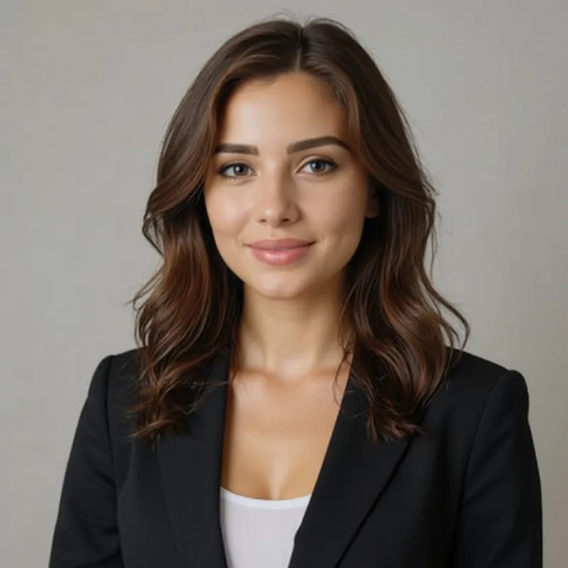 AI edited photo: Change the clothes to a tailored blazer