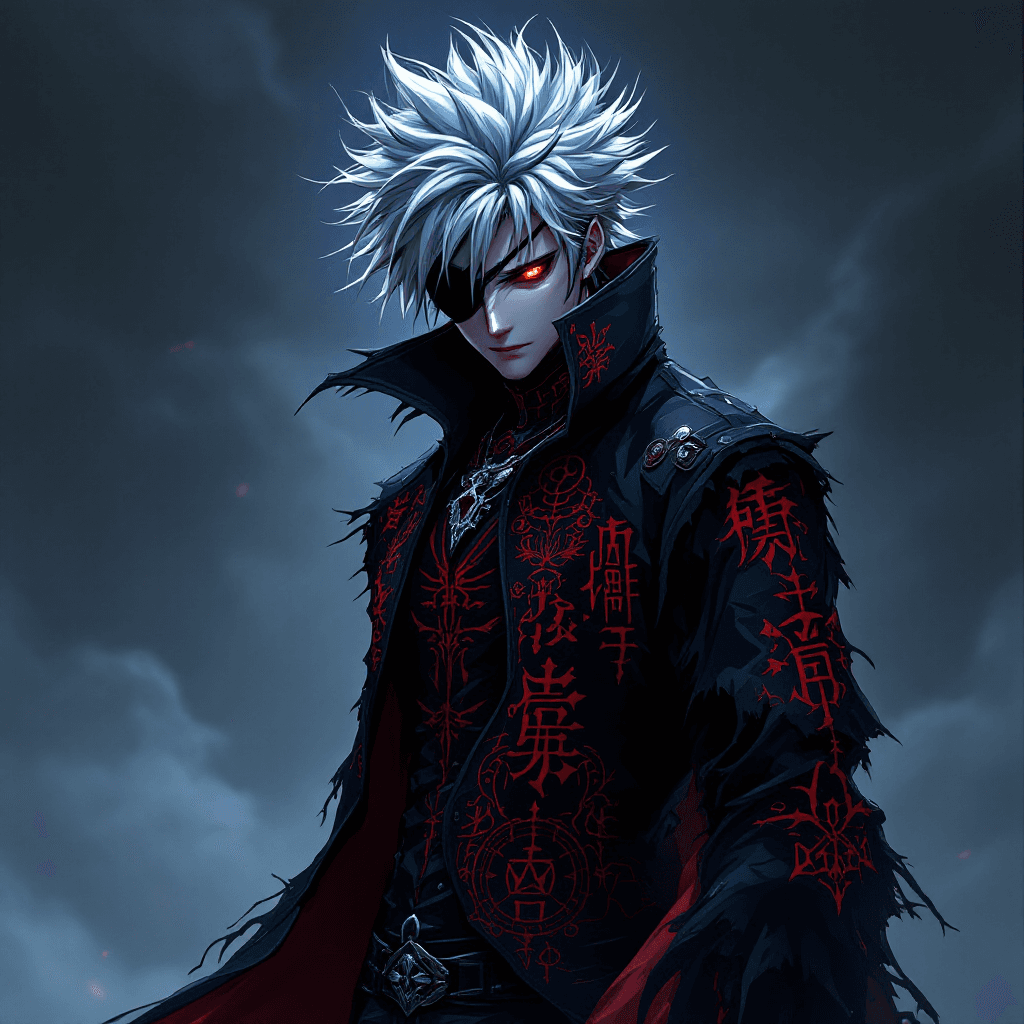 Dark Anime Character image generated with Dark Anime Character AI Image Gener…