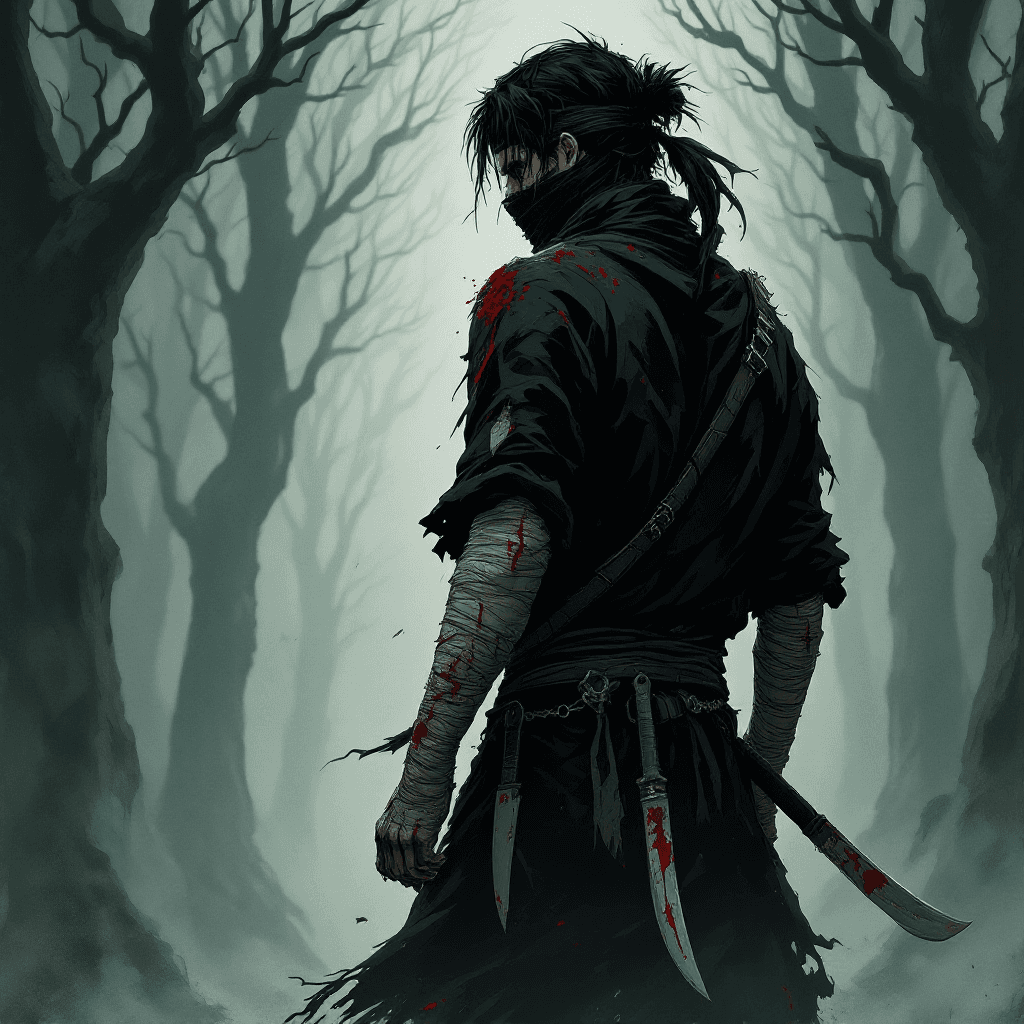 Dark Anime Character image generated with Dark Anime Character AI Image Gener…