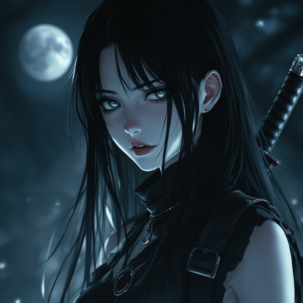 Dark Anime Character image generated with Dark Anime Character AI Image Gener…