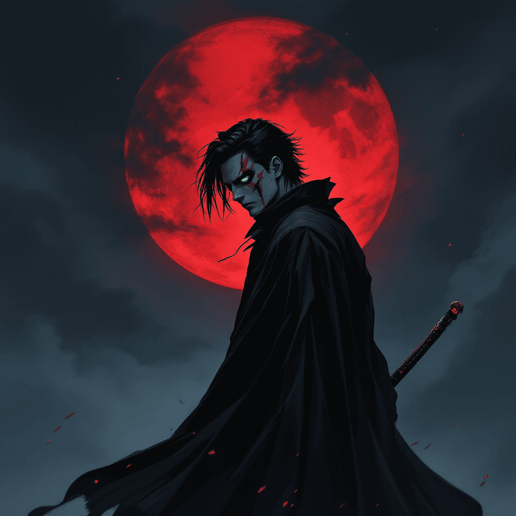 Dark Anime Character image generated with Dark Anime Character AI Image Gener…