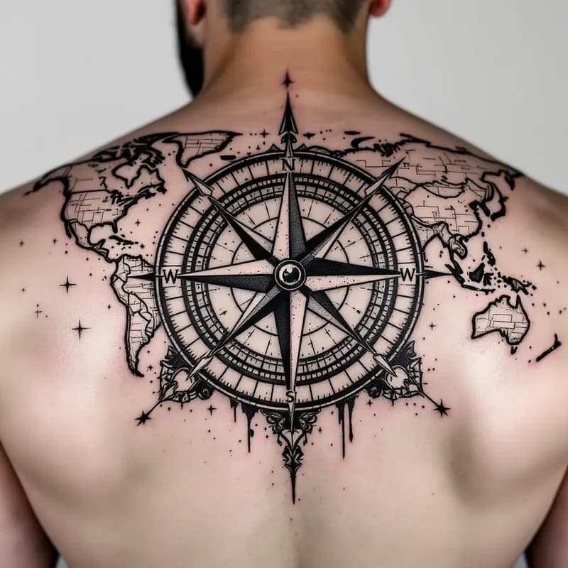 Black-White Tattoo Art image generated with Black-White Tattoo Art AI Image G…