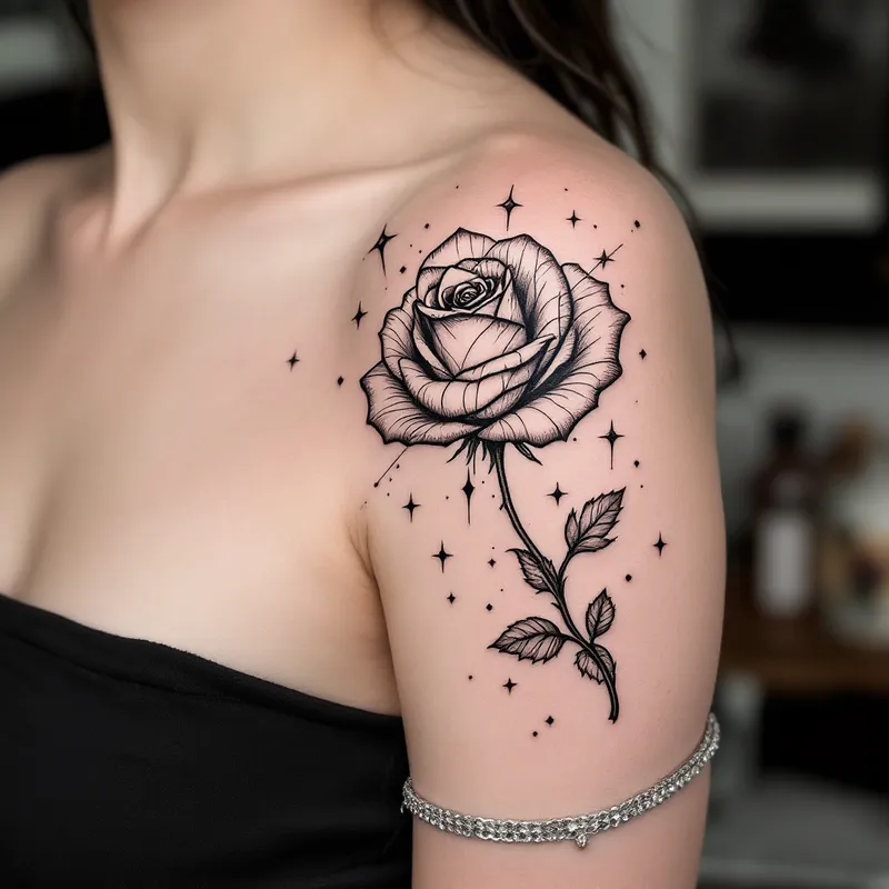 Black-White Tattoo Art image generated with Black-White Tattoo Art AI Image G…