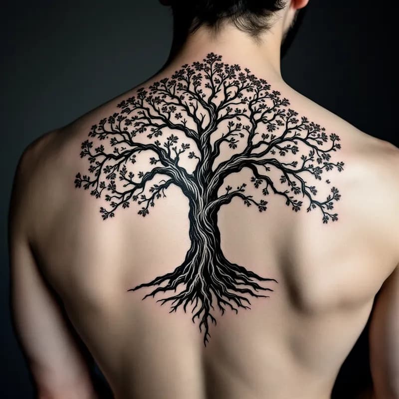 Black-White Tattoo Art image generated with Black-White Tattoo Art AI Image G…