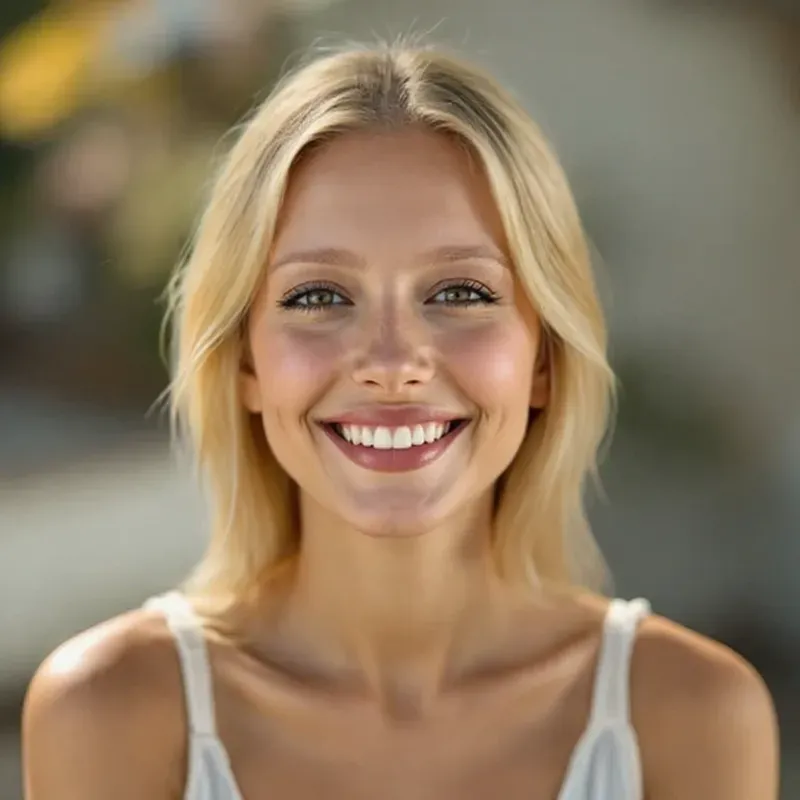 Blonde hair transformation generated with Blonde Hair AI Filter – Jul 22, 2025