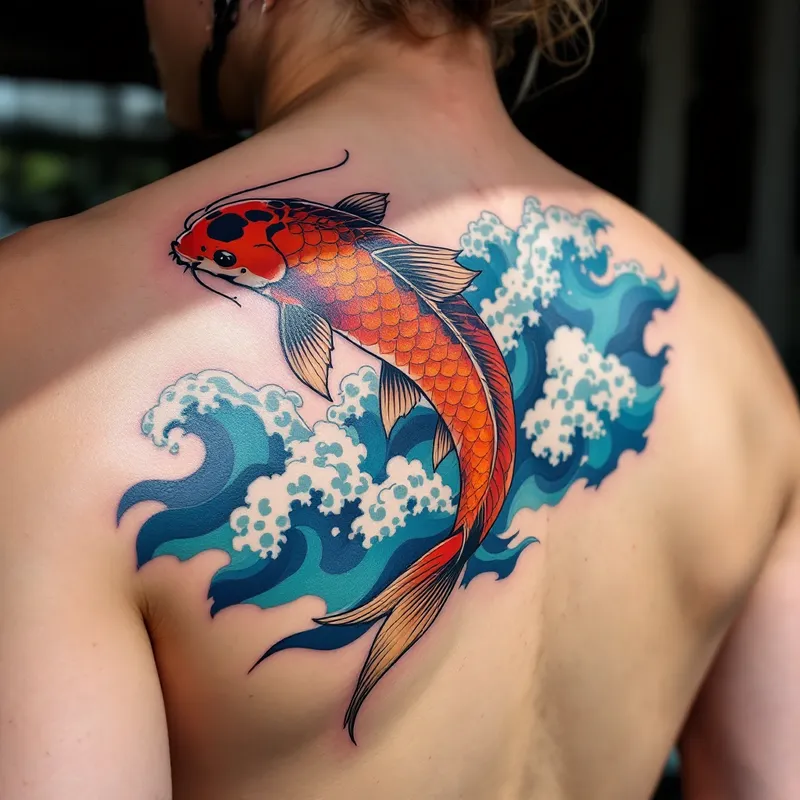 Colored Tattoo Art image generated with Colored Tattoo Art AI Image Generator…