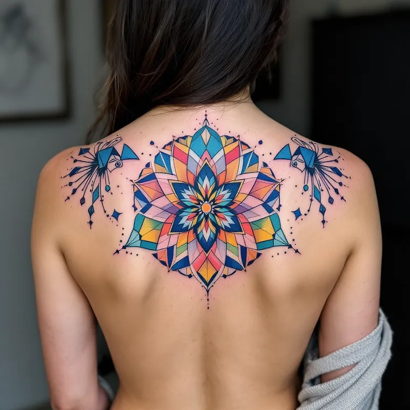 Colored Tattoo Art image generated with Colored Tattoo Art AI Image Generator…