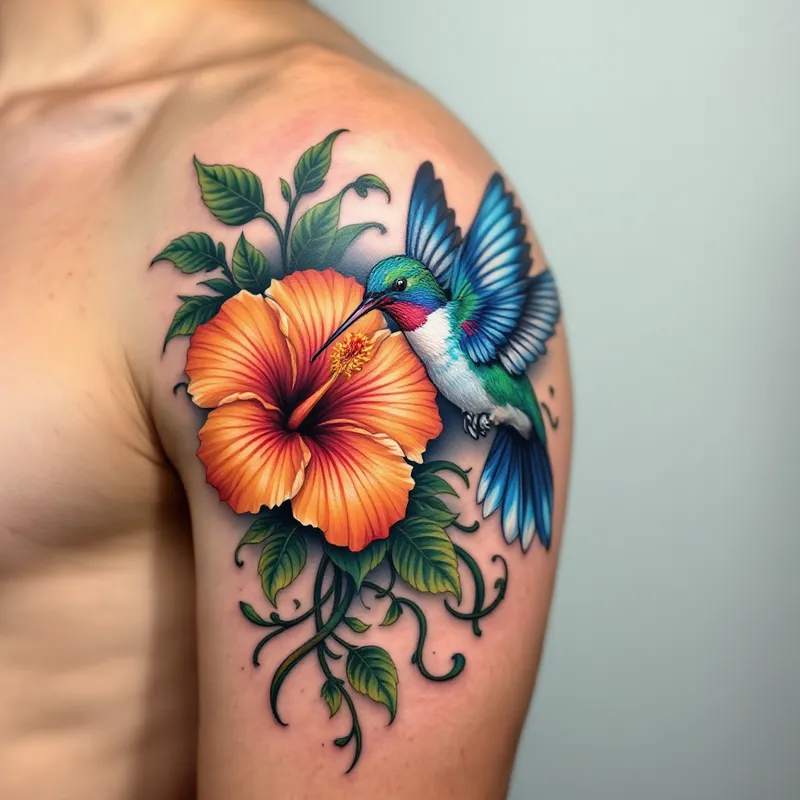 Colored Tattoo Art image generated with Colored Tattoo Art AI Image Generator…