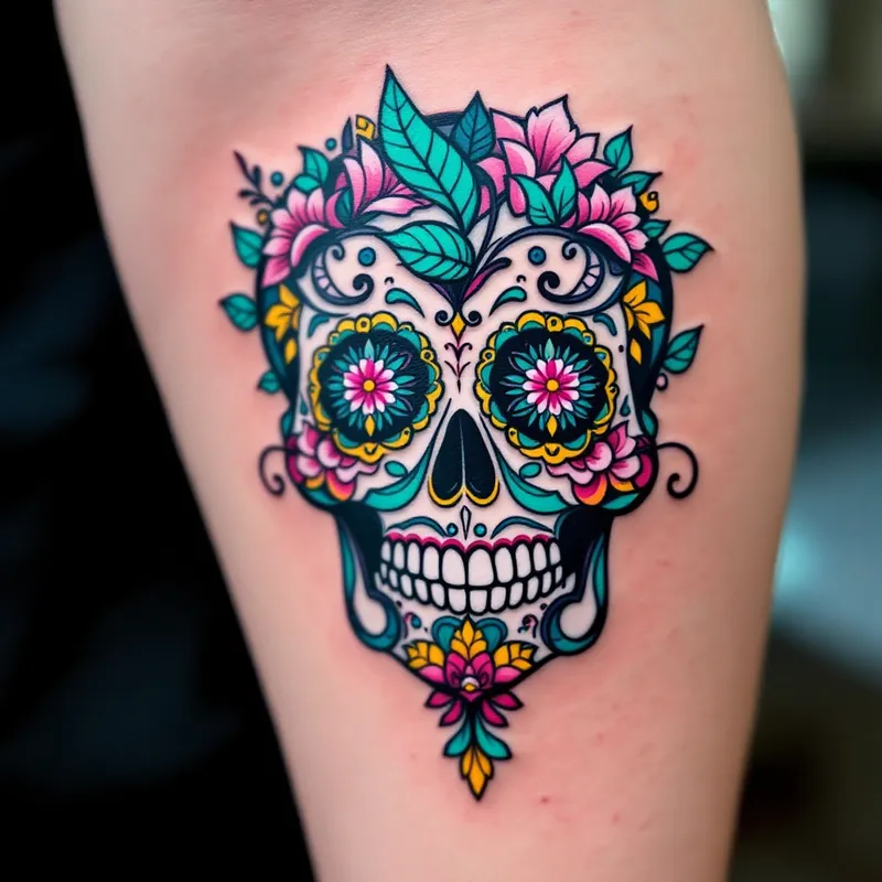 Colored Tattoo Art image generated with Colored Tattoo Art AI Image Generator…