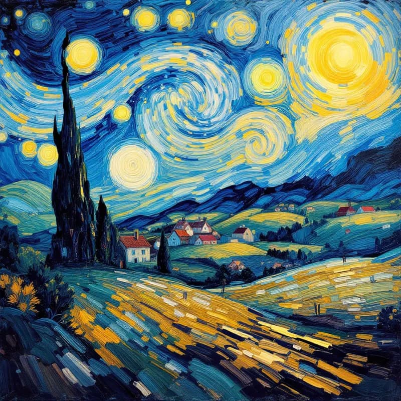 Van Gogh image generated with Van Gogh AI Image Generator – Apr 23, 2025